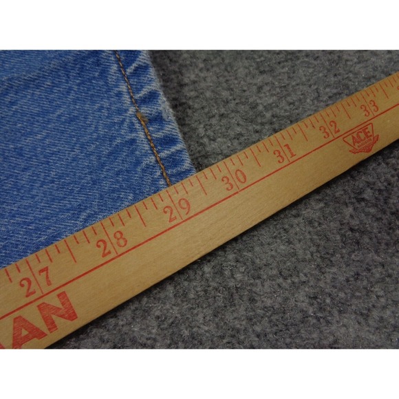 Levi's 501 Jeans Womens 27x30 Blue Premium Distressed Button Fly Straight Leg - Picture 8 of 12